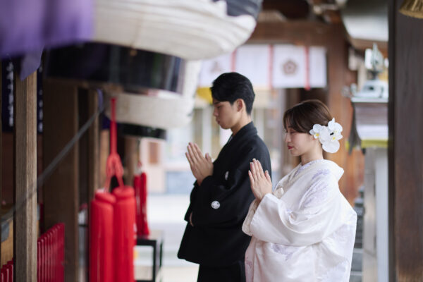 [写真]歩いて櫛田神社へ